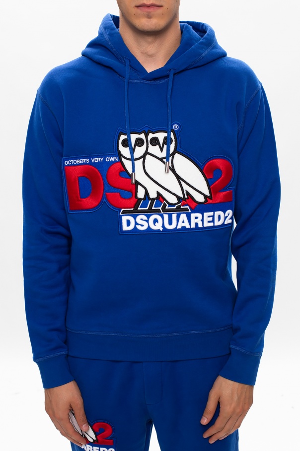 Dsquared owl hoodie new arrivals